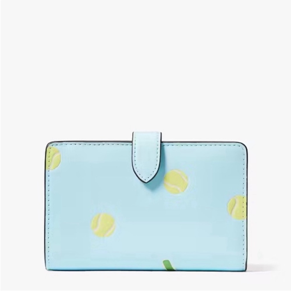 Kate Spade Grand Slam Medium Compact Bifold Wallet - Picture 2 of 5